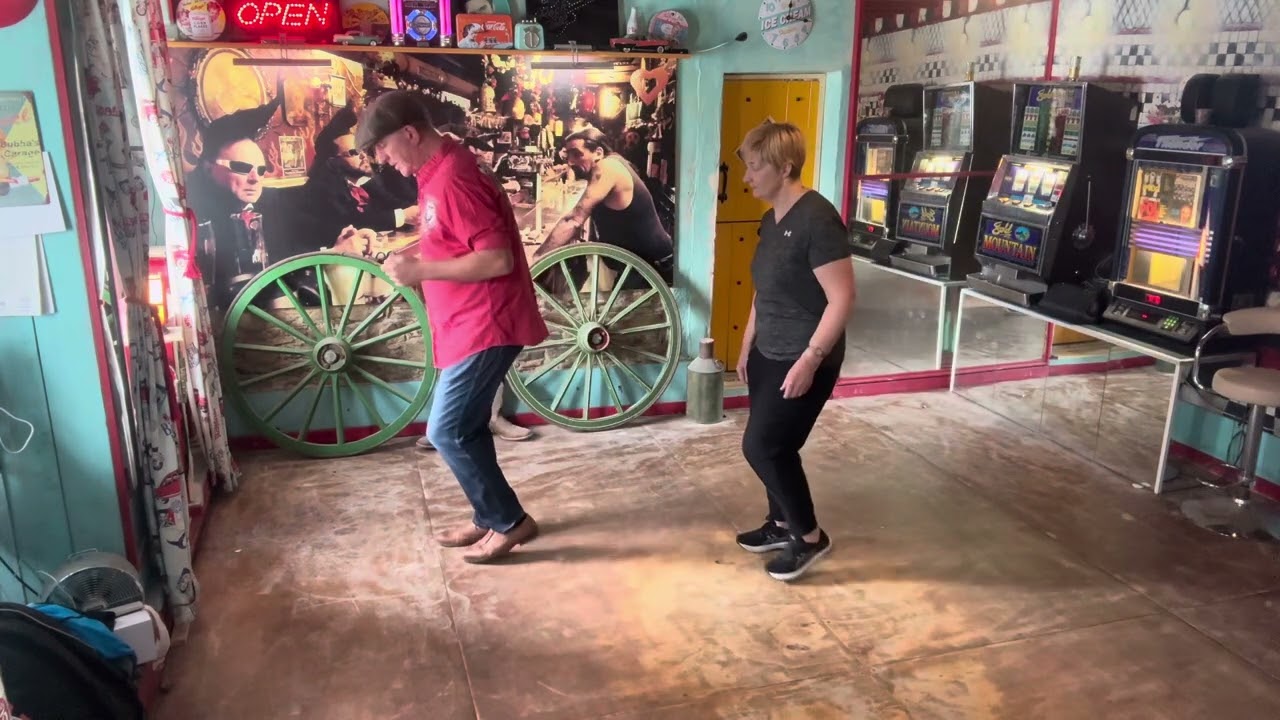 Great line dance for Jive Music! We use Stacey Breen’s “Love Bug”. A 1965 hit from George Jones’s.