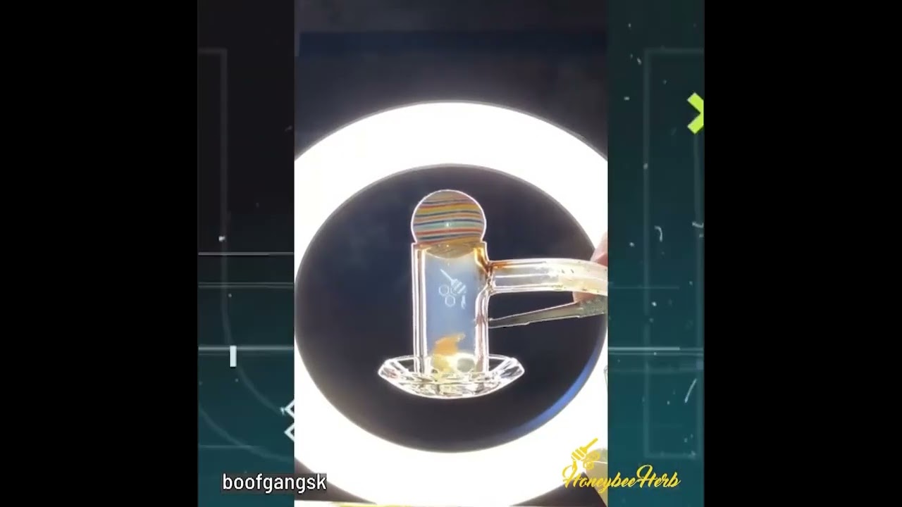 Beehive Banger Meltshots With Dab Marble #quartzbanger #honeybeeherb