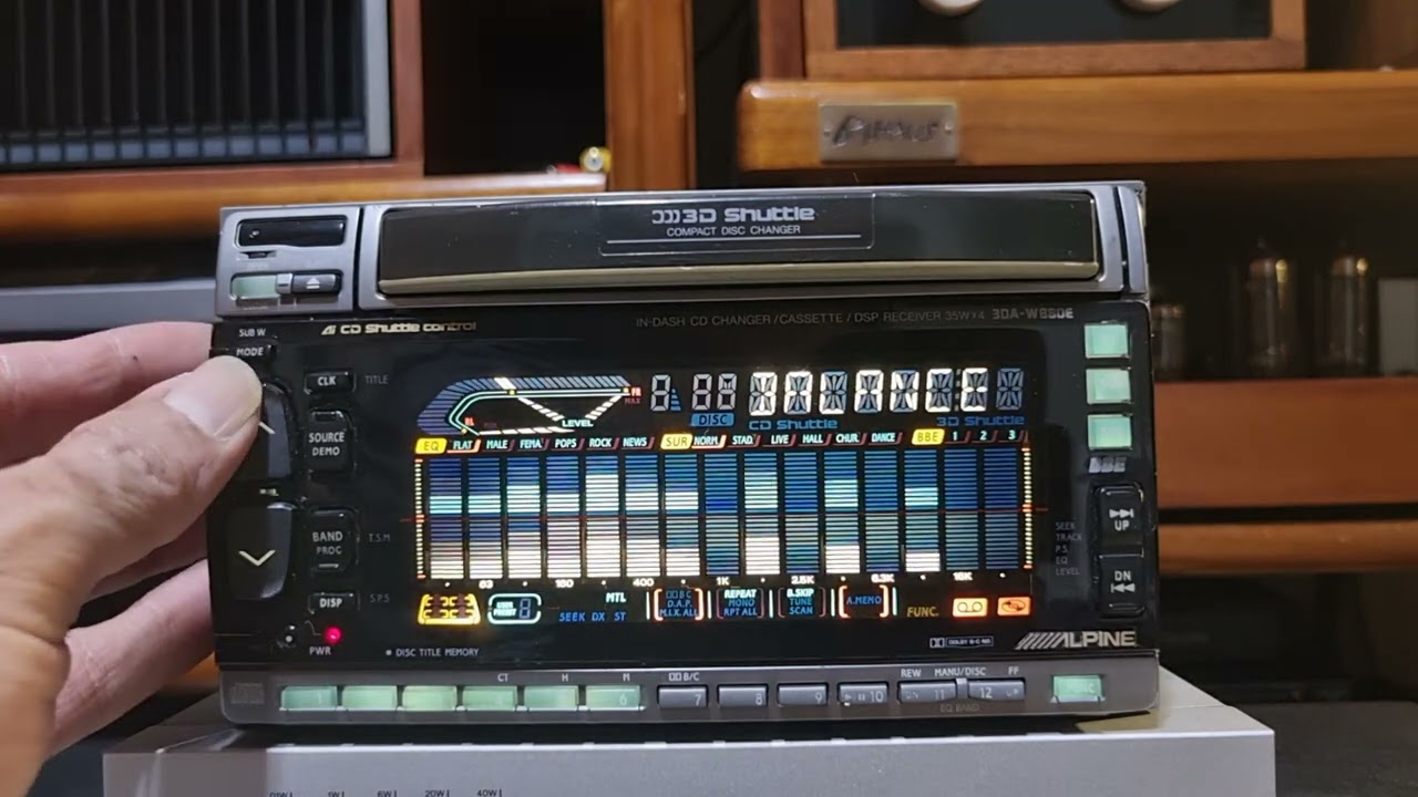 (빈티지 카오디오 84.) Alpine 3DA-W880E.