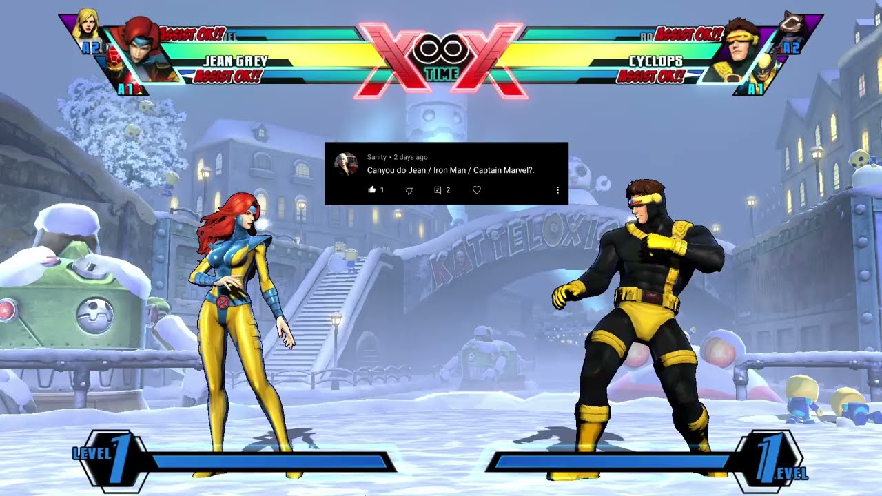 UMVC 3 EX / Palette Swap - Jean Grey , Iron Man EX, Captain Marvel ( Team Request )