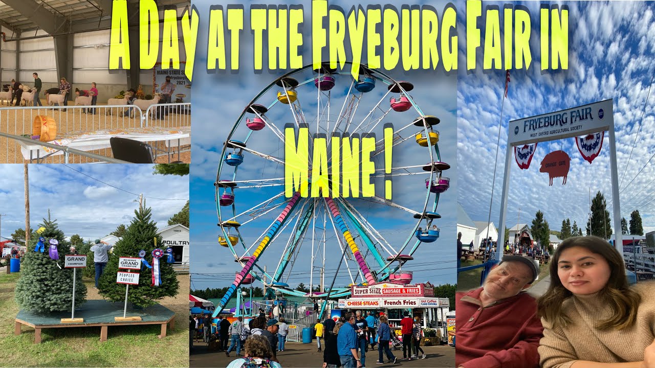 First time at Fryeburg Fair in Maine!