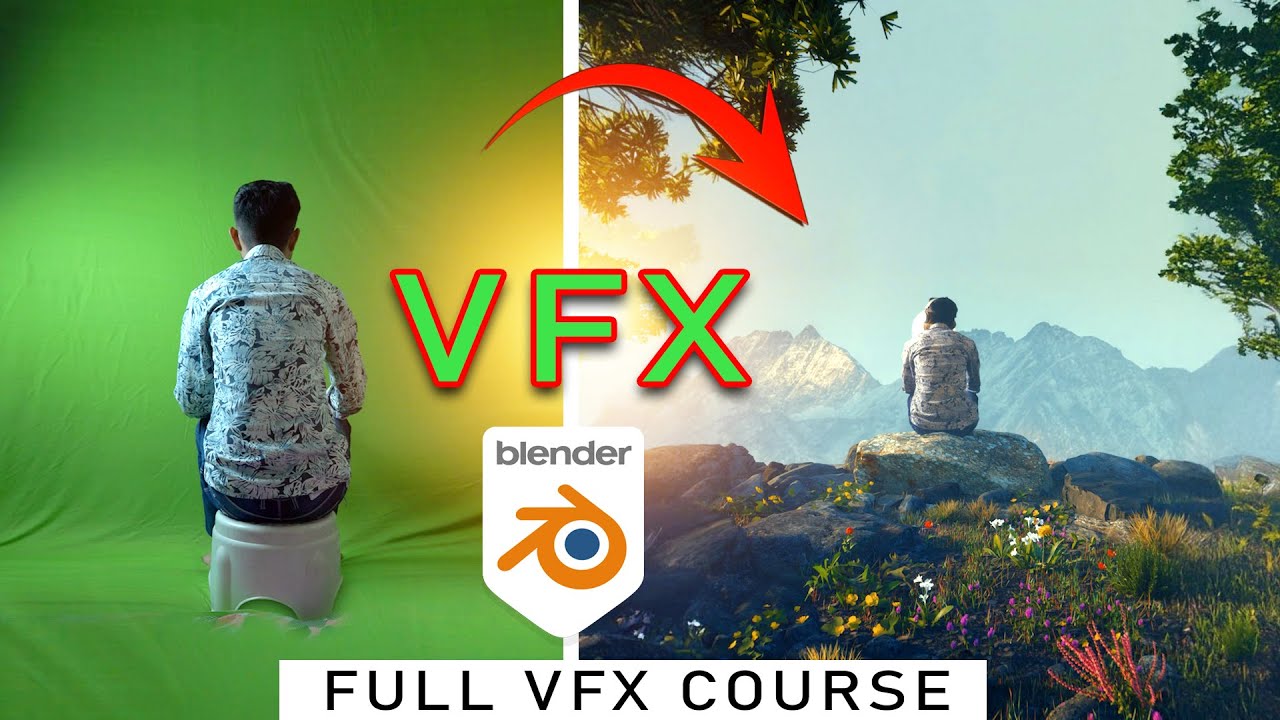 Green Screen VFX using Blender Full Course | Blender VFX Tutorial Course