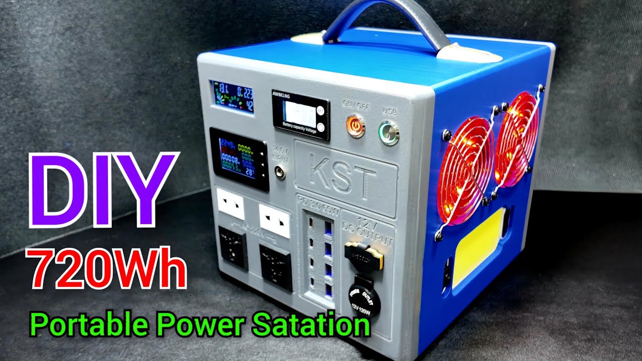 DIY Портативная электростанция 720Wh – LiFePO4 батарея 12V 60Ah