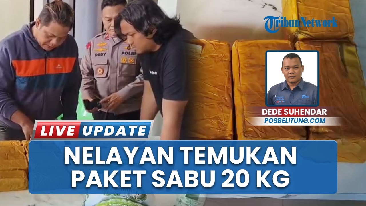 Nelayan Desa Petaling Temukan Sabu 20 Kg Mengapung di Perairan Pelabuhan Tanjung Nyato