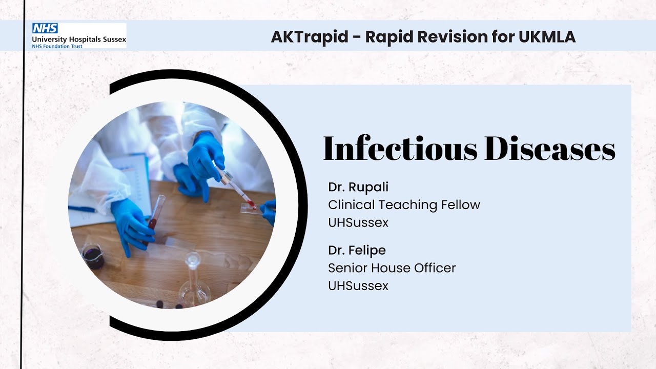 AKTrapid | Rapid Revision Crash Course for #UKMLA - Infectious Diseases, Allergens & Genetics