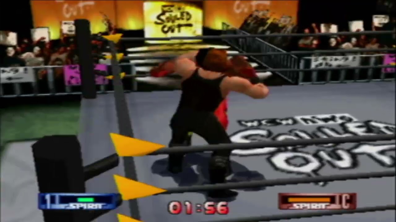 WCW / NWO Revenge - N64 Gameplay - Sting vs Stevie Ray