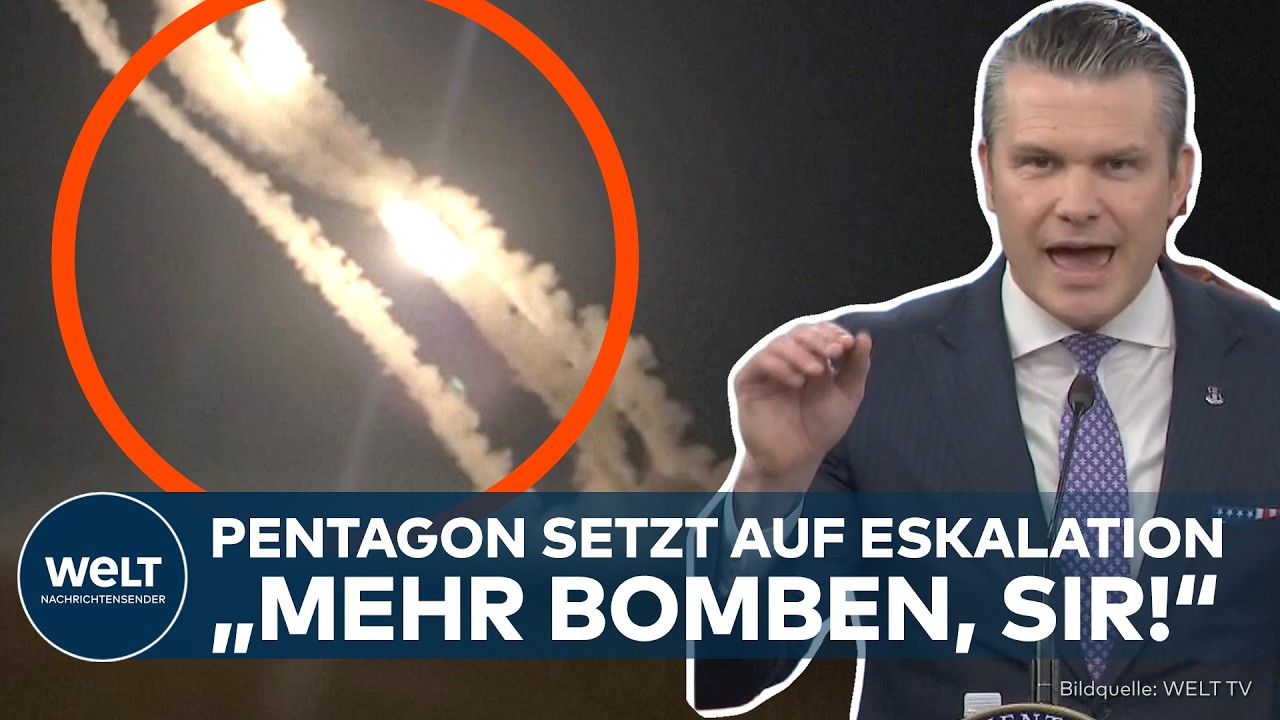 IRAN-KRIEG: KEIN ENDE IN SICHT! Pentagon setzt auf Bombenhagel &ndash; Trump und Hegseth drohen Iran offen