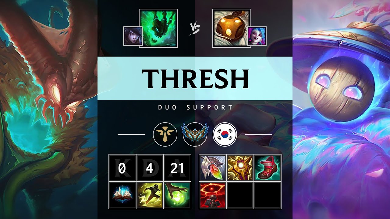 Thresh Support vs Bard - KR Challenger Patch 25.19