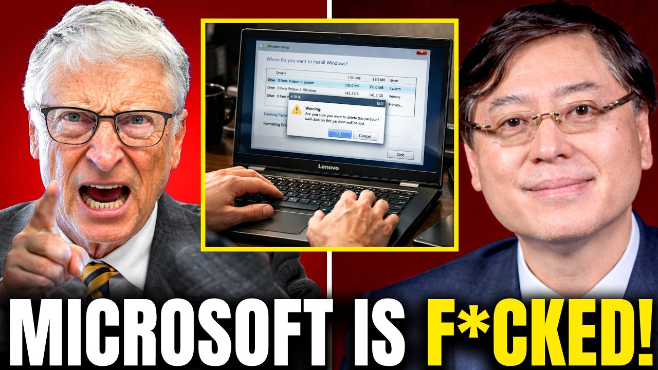 Bill Gates LOSES IT As Lenovo SWAPS Windows For Linux