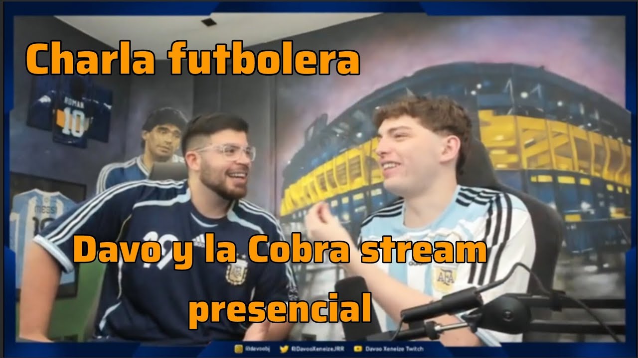 DAVO y LA COBRA charlan PRESENCIALMENTE EN STREAM. 