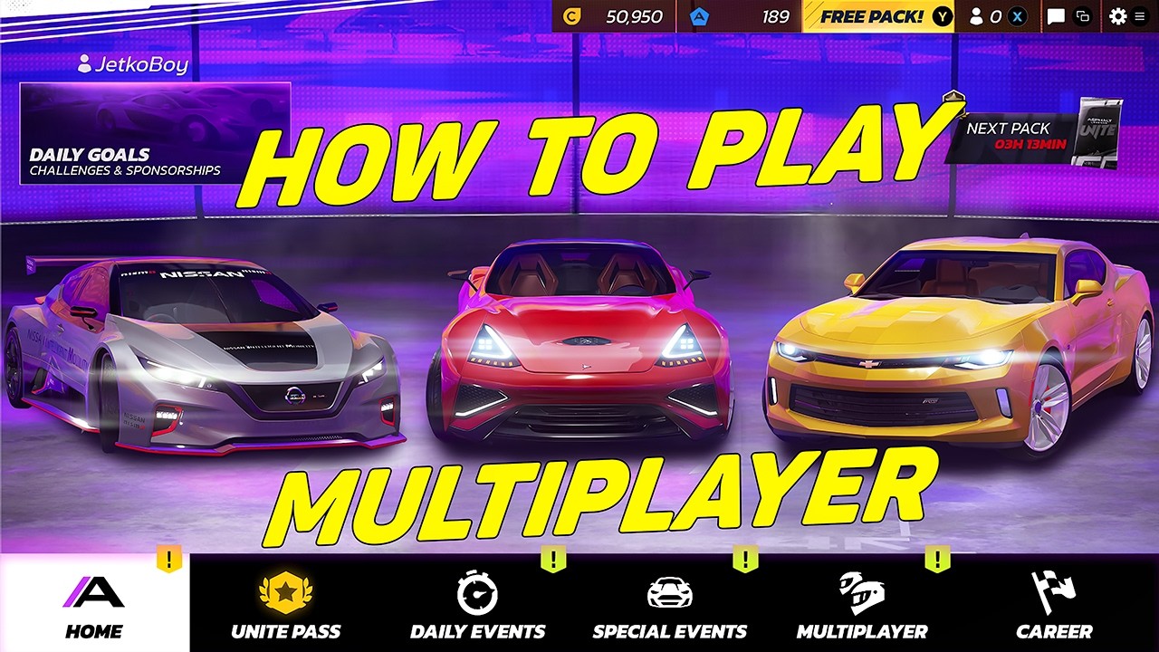Asphalt unite How to Play Multiplayer | Asphalt Legends unite How To Play With Friends