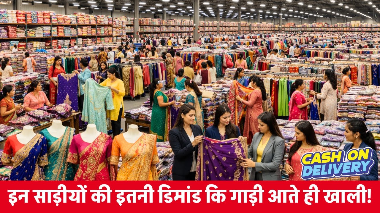 इन साड़ीयों की इतनी डिमांड कि गाड़ी आते ही खाली |Kesaria Textile |Surat Saree |New Arrival Collection