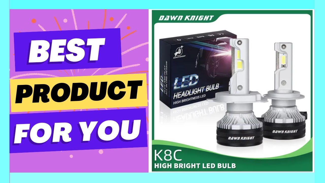 DAWNKNIGHT K8C 40W K7C H7 H4 Led Lamps 3