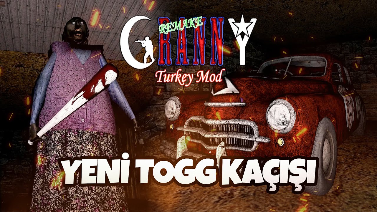 GRANNY'NİN YENİ TOGG ARACIYLA KAÇIŞ 😂- GRANNY TURKEY MOD