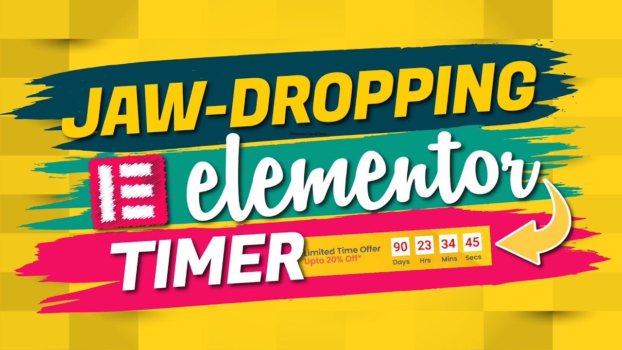 🔴 Elementor Countdown Timer Free using Flexbox Container | Elementor Tips And Tricks