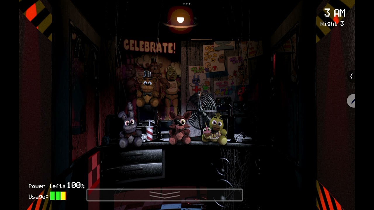 Прохождение 3 ночь five nights at Freddy's с читамы