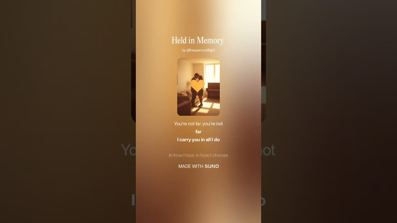Held in Memory | A Gentle Grieving Song Holding Love And Embracing Fear