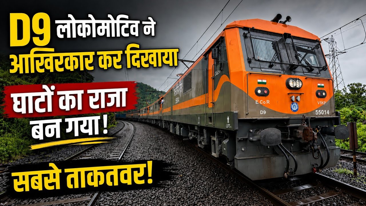 SIEMENS D9 9000HP Locomotive के जबरदस्त ट्रायल घाट सेक्शन में 😍 SIEMENS D-9 बन गया ULTIMATE LOCO 