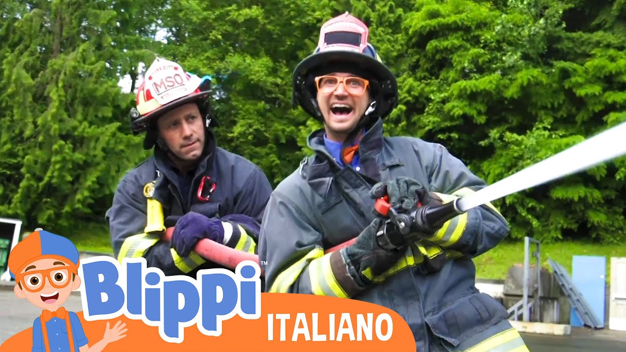 Il Camion dei Pompieri &egrave; qui per aiutare! 🚒💪 | Blippi in Italiano | Video educativi per bambini