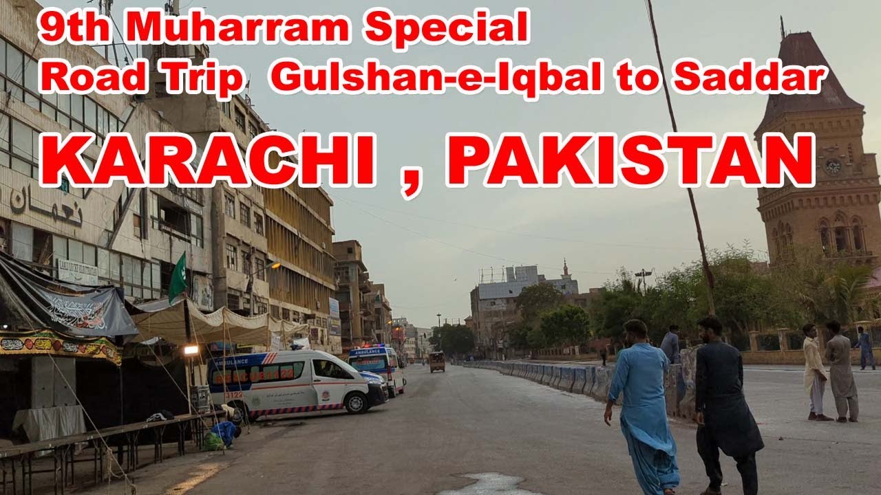 Muharram Special | Gulshan-e-Iqbal to Saddar Road Trip | Full Mooni Vlogs