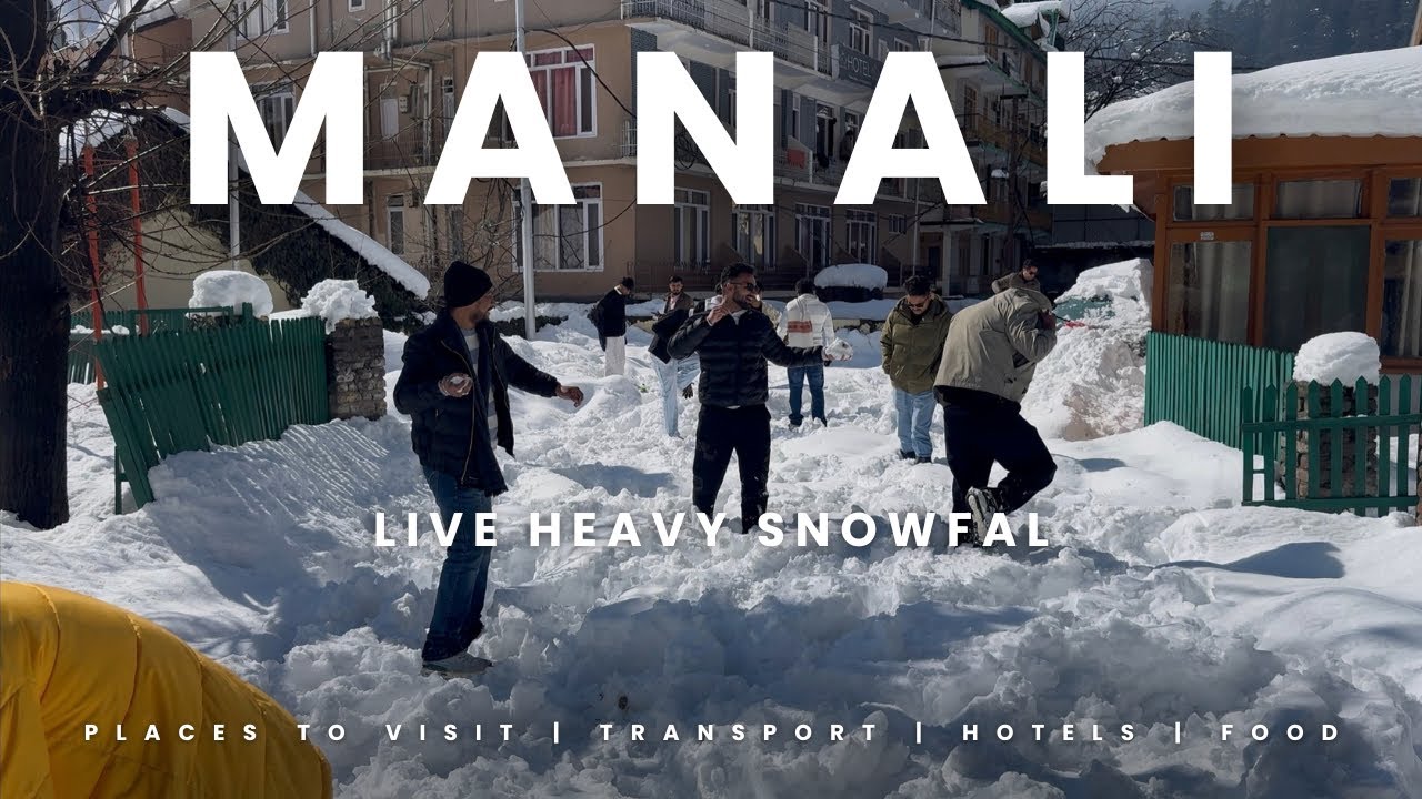 Manali vlog  || Heavy Snowfall || Day 1