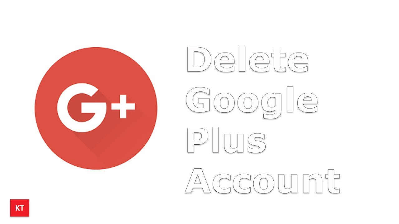 Delete Google Plus account