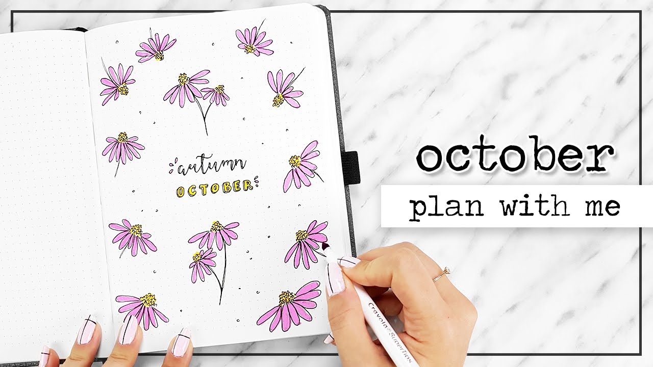 PLAN WITH ME // October Bullet Journal Setup // New Notebook