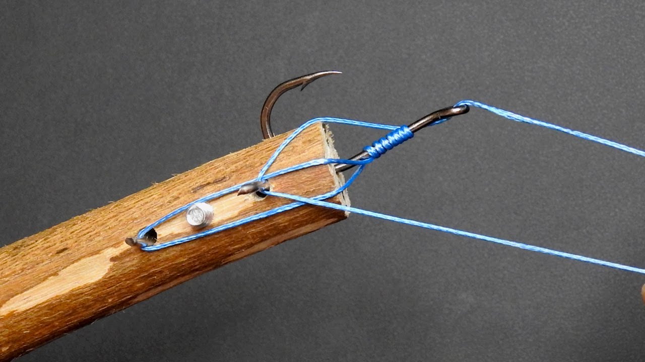 INCREÍBLE maquina para ATAR ANZUELOS de PESCA | fabricada a mano