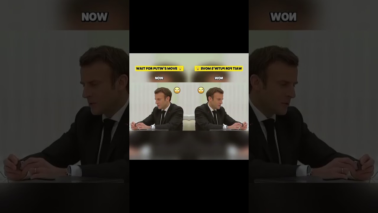 how Putin&rsquo;s  meeting with Macron turned out #Putin #Macron   #Viral #shots  #Diplomacy #Trending