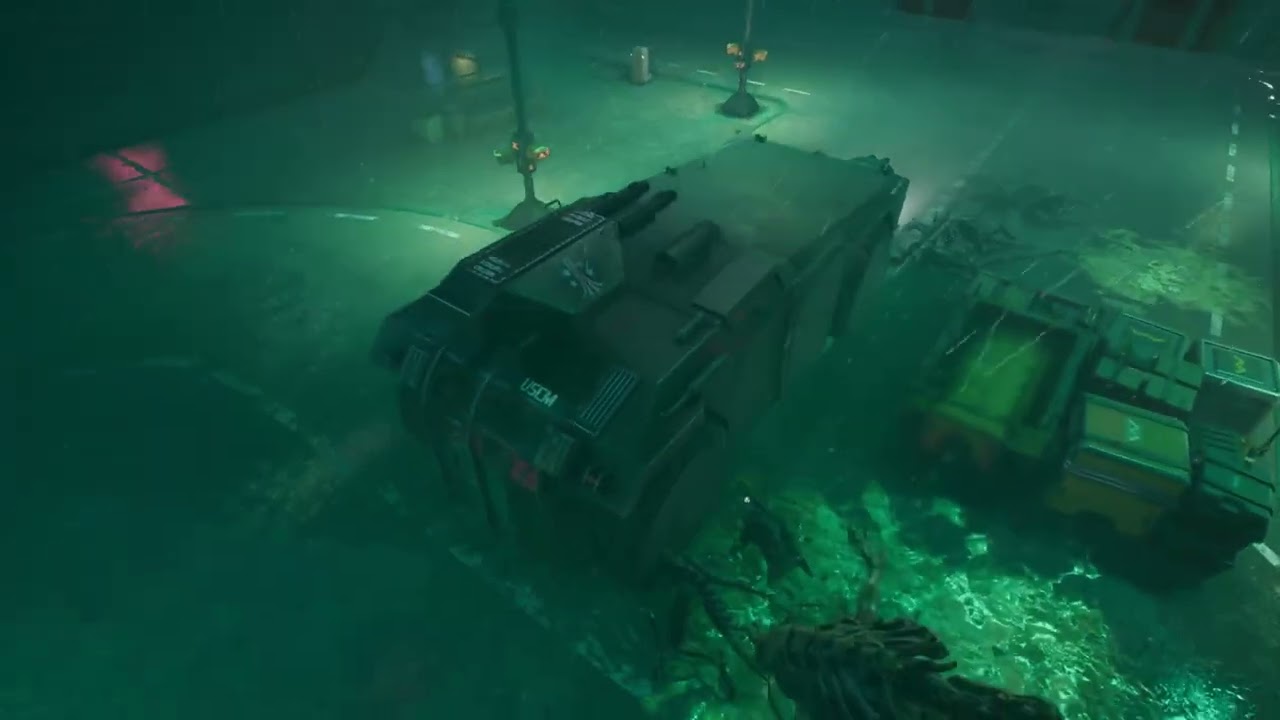 Aliens Dark Descent Main door