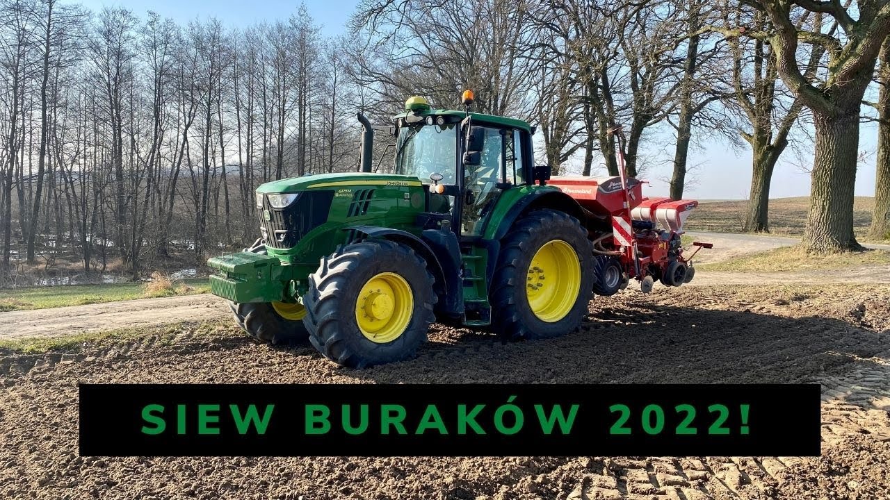 Siew buraków 2022! John Deere 6175M & Kverneland Optima V