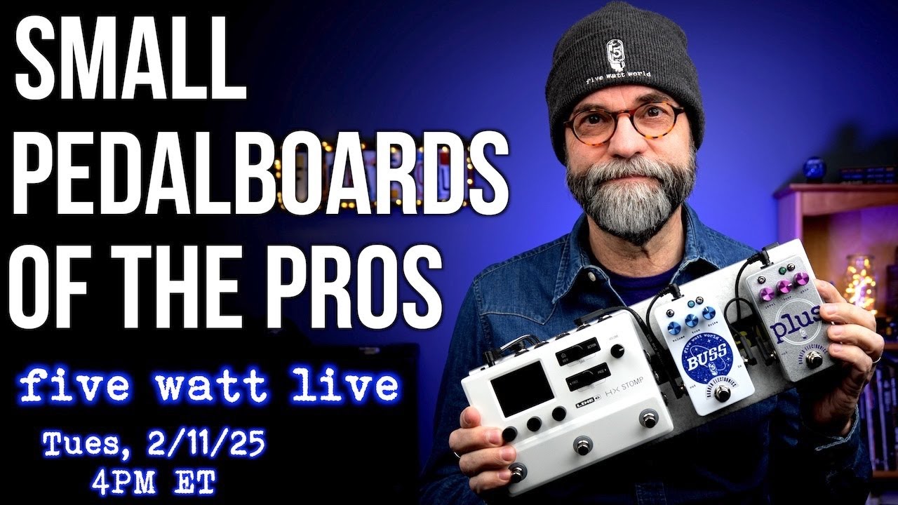 Small Pedalboards of the Pros