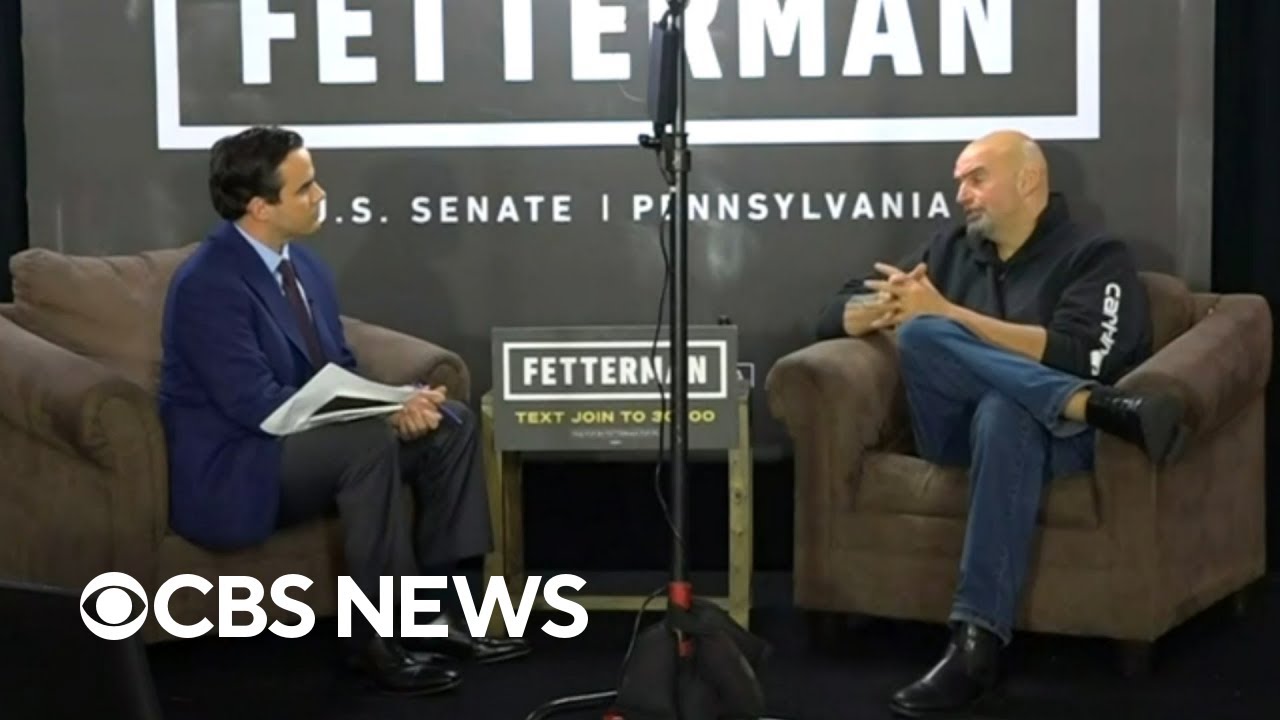 Pennsylvania Senate candidate John Fetterman speaks about health concerns