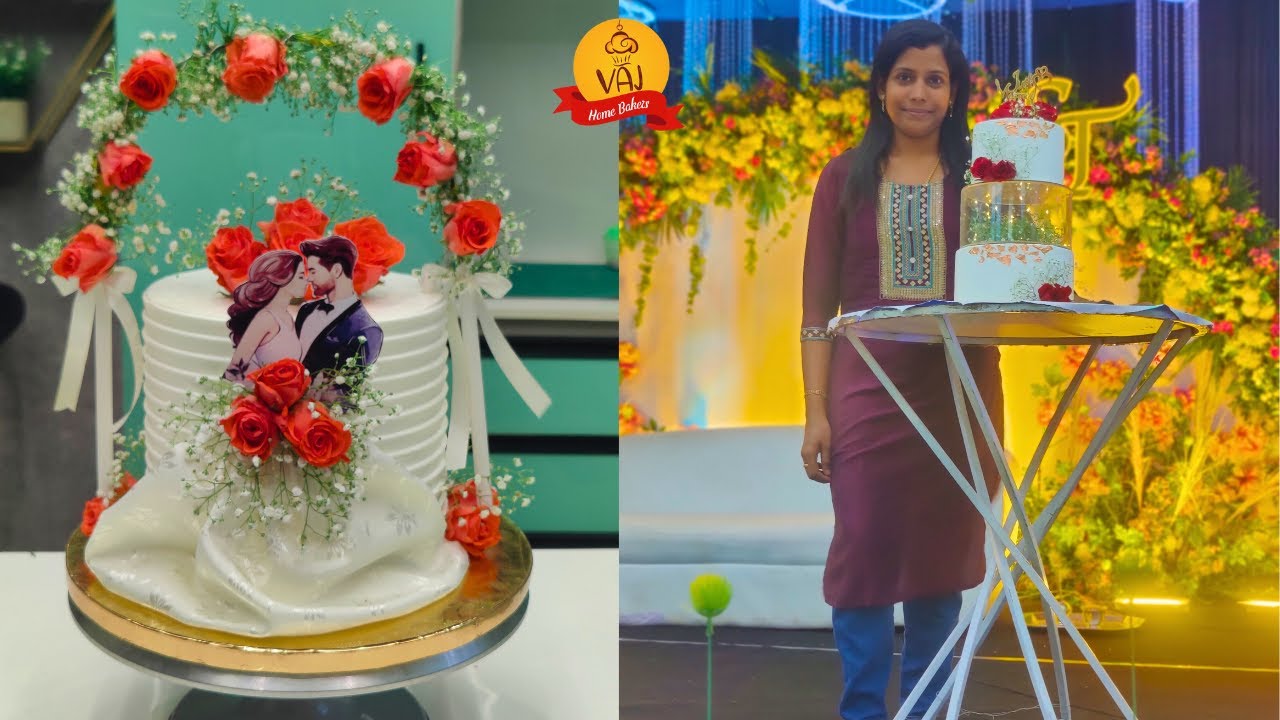 Flower Gate Wedding Cake Decoration Tutorial | Step by step Guide on Flower Gate Wedding Cake #cake