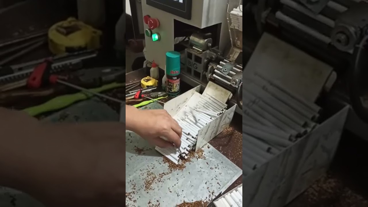 Müşteri Videosu - Otomatik Elektrikli Sigara Sarma Makinesi BİG MAKİNA İletişim +90 544 957 56 54