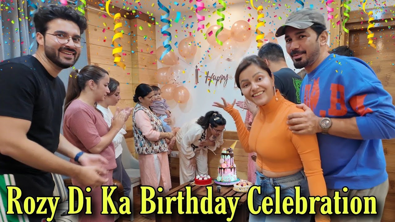 Rozy Di Ki Birthday Celebration || Aaj Sabko Ghumaya Humne Shimla || Surprise || Jyotika and Rajat
