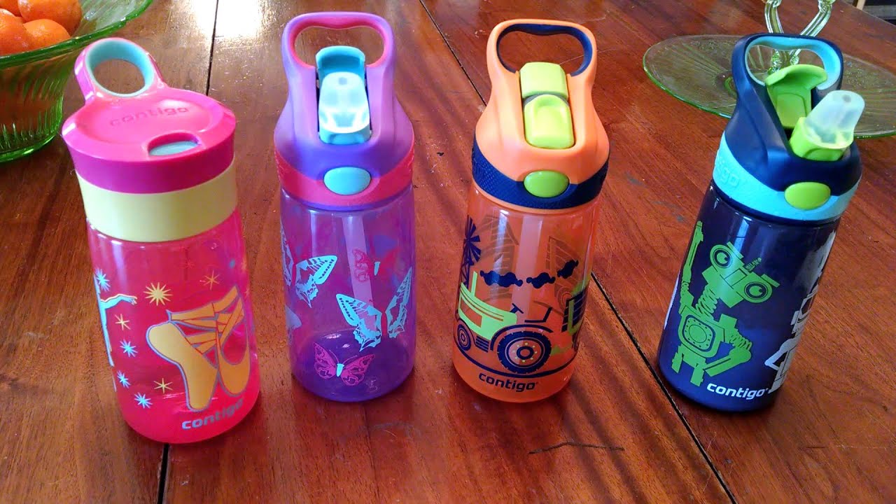 Kids Contigo Striker & Gracie Water Bottle Review