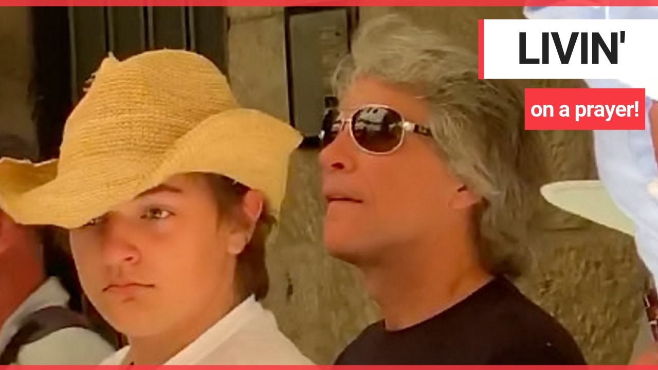Jon Bon Jovi visits the holy land in Israel | SWNS TV