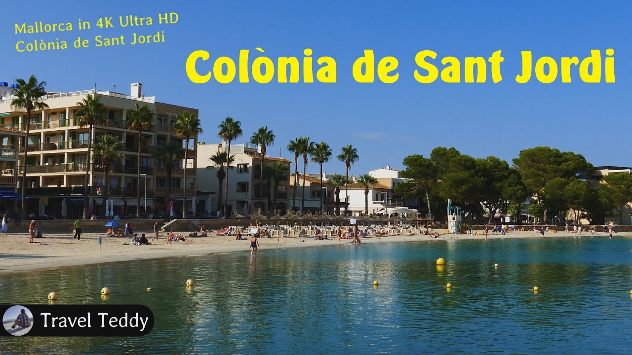 Colònia de Sant Jordi n 4K UHD | Mallorca, Balearen, Spanien | Es Trenc,