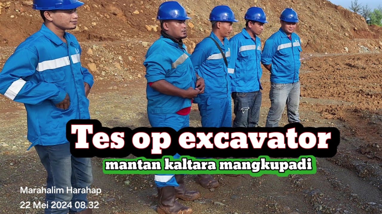 ⛔️Tes op excavator mantan kaltara mangkupadi