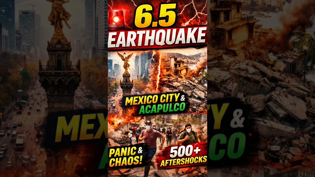 Breaking: 6.5 Magnitude Earthquake Shakes Mexico