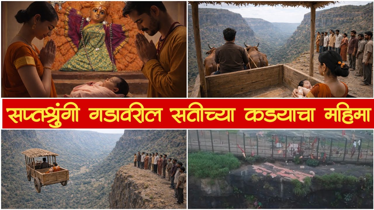 Shri Saptashrungi Devi | Saticha Kada | सप्तश्रृंगी मातेच्या गडावरील सतीच्या कड्याची महिमा  #story