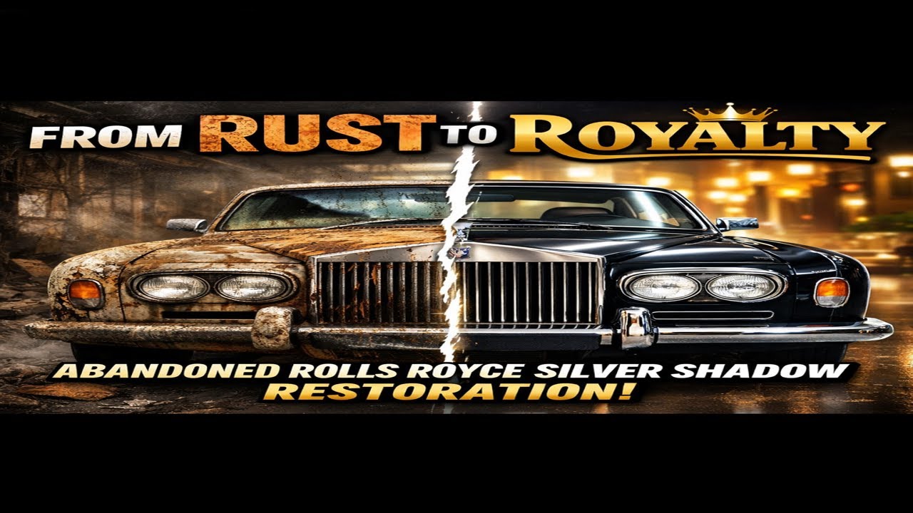 From Rust to Royalty 👑 | Abandoned Rolls Royce Silver Shadow Full Restoration