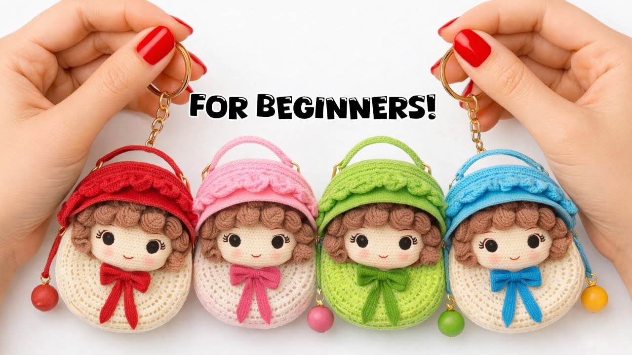 How To Crochet For beginners🥰Gift/Cutest bag