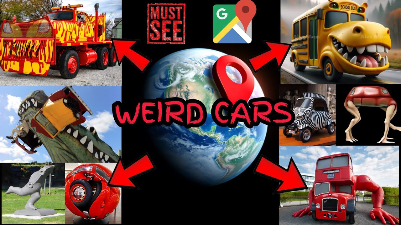 TOP WEIRD CARS 🔥 ON GOOGLE MAPS📍 GOOGLE EARTH 🌎
