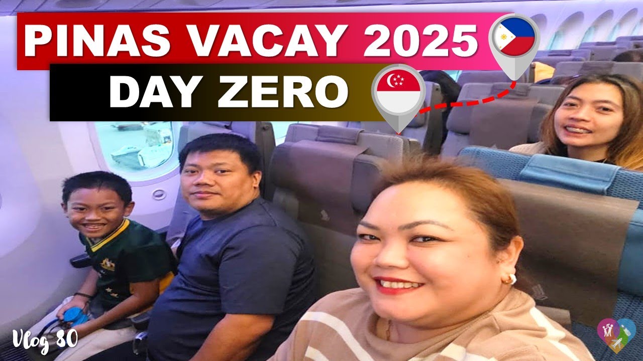 VLOG 80: PINAS VACAY DAY 0 | SINGAPORE TO THE PHILIPPINES | 30 APR 2025 | TheBarredoFamily💙👨‍👩‍👦