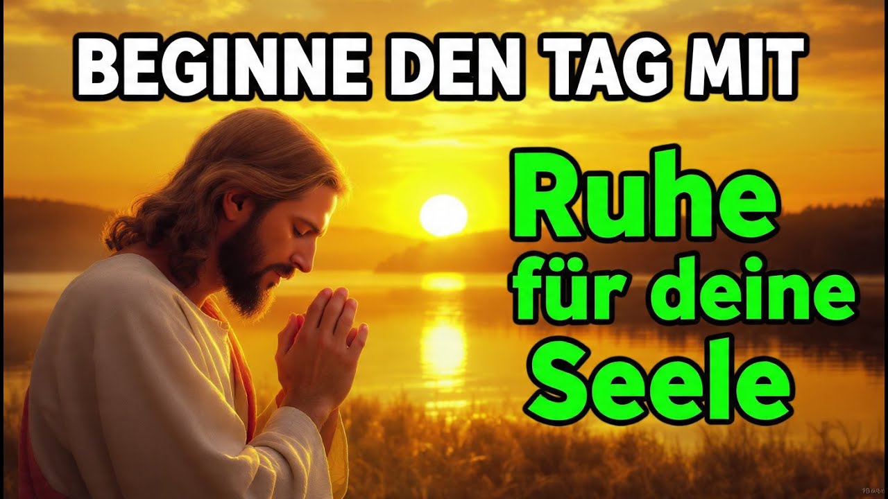 Beginnen Sie den Tag mit Morgengebet, wenn deine Seele Ruhe braucht
