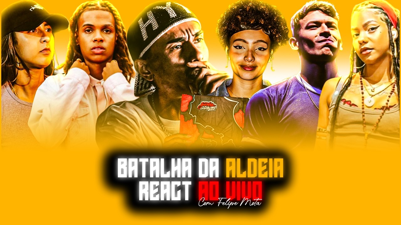 BATALHA DA ALDEIA 449 - DUPLAS MISTAS - REACT AO VIVO + GAMEPLAY!!