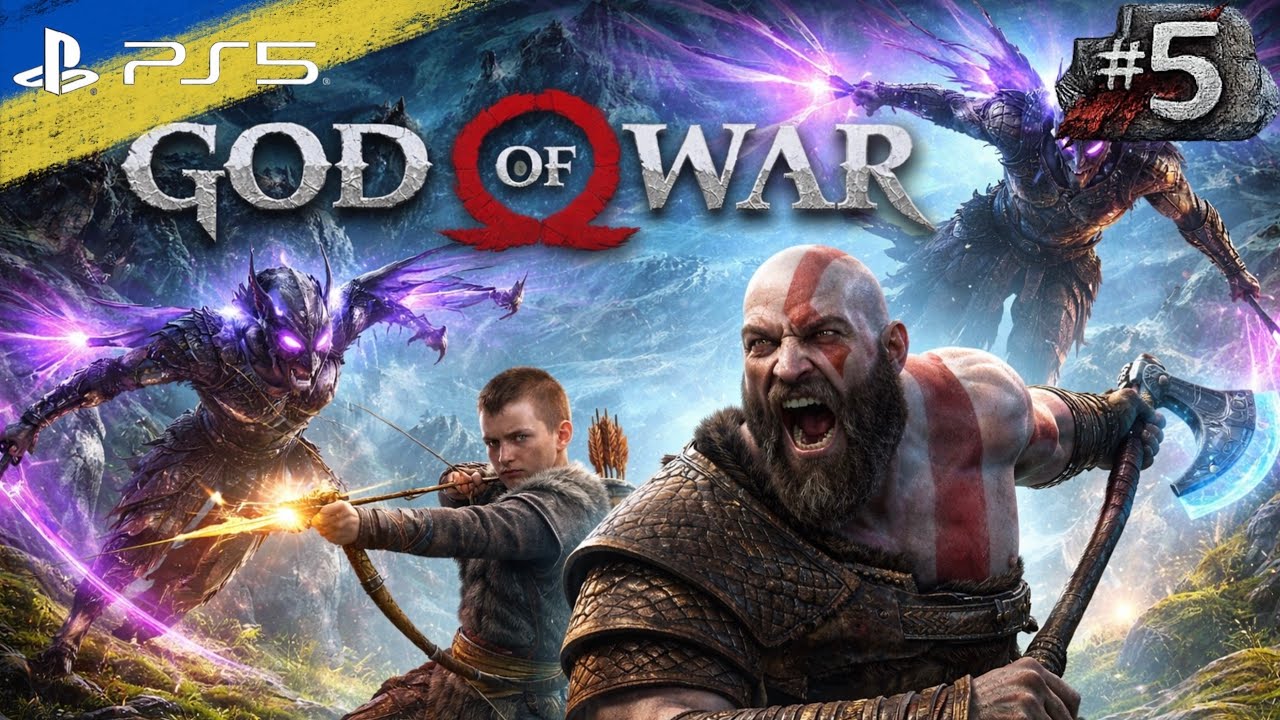 God of War (2018) PS5 Pro Проходження українською | Частина 5 | Темні ельфи атакують!
