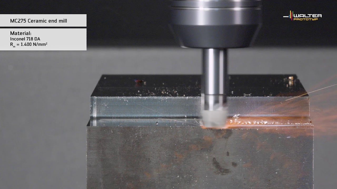 MC275/MC075 ceramic milling cutters cost-efficient machining of nickel-based alloys